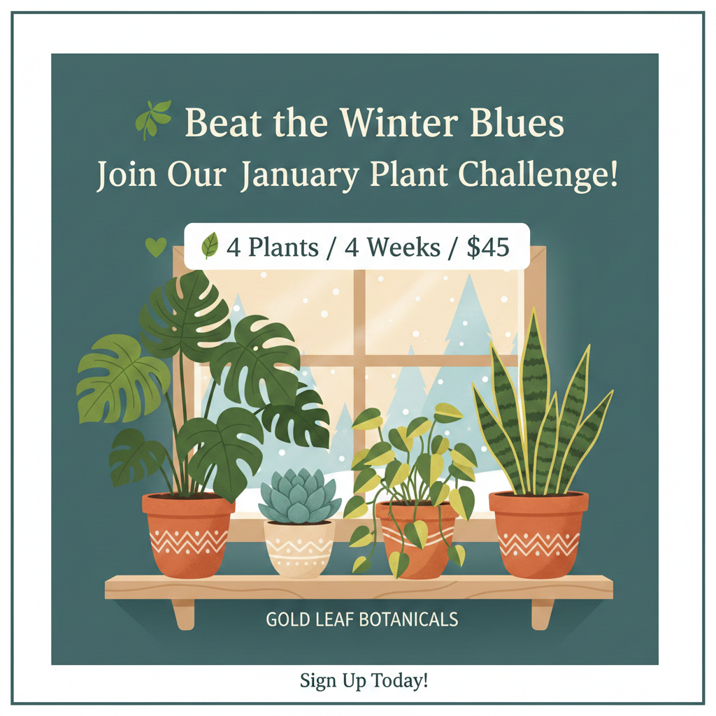 Waterloo's Tropical House Plant Store: Gold Leaf Botanicals